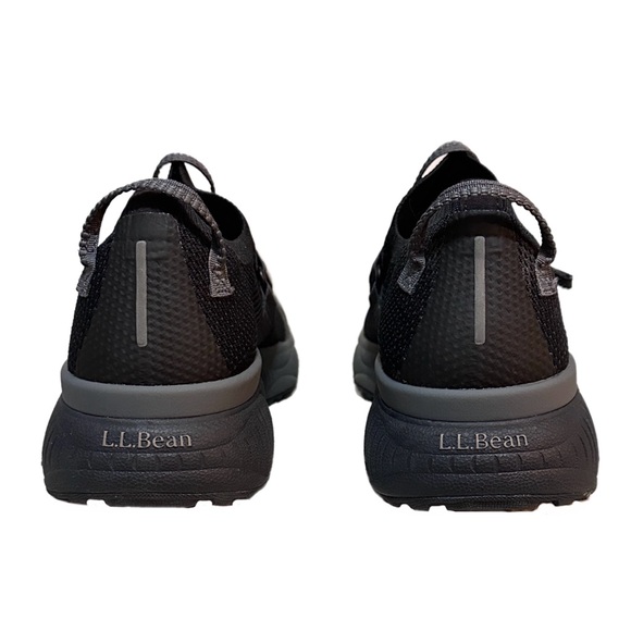 L.L. Bean Drigos Black Sneakers Slip On Hook and Loop  Women’s Size 9.5 - Picture 4 of 9